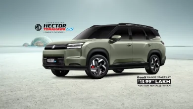 MG Hector Tomahawk EV 517 किमी रेंज वाली 7-सीटर इलेक्ट्रिक SUV
