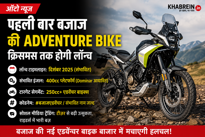 Bajaj Adventure पहली बार Bajaj की Adventure Bike, क्रिसमस तक लॉन्च की तैयारी!