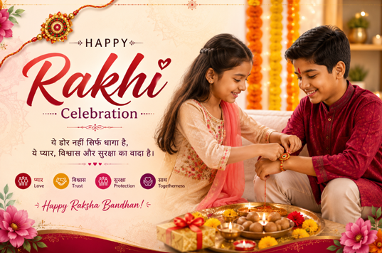 Happy Rakh11 इस बार रक्षाबंधन मनाएं कुछ अलग अंदाज़ में, भाई-बहन के रिश्ते को दें यादगार बना देने वाली नई खुशियां