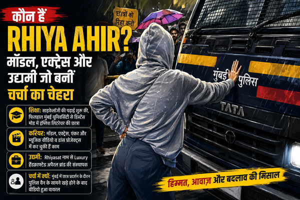 Rhiya Ahir कौन हैं Rhiya Ahir? मॉडल से एक्ट्रेस और Entrepreneur तक, जानिए पढ़ाई, करियर और क्यों हो रहीं चर्चा में