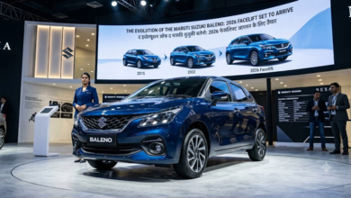 baleno face lift मारुति सुजुकी बलेनो का नया अवतार: 2026 में नए अपडेट्स के साथ पेश
