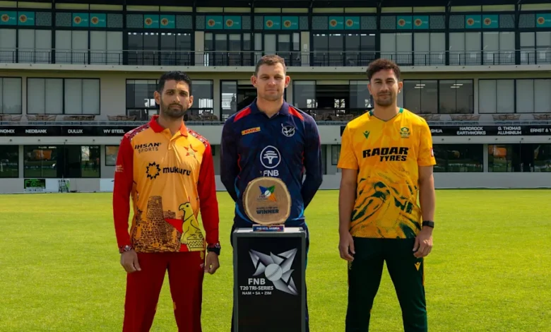 Namibia Tri-Series में नामीबिया, दक्षिण अफ्रीका और जिम्बाब्वे की टीमें