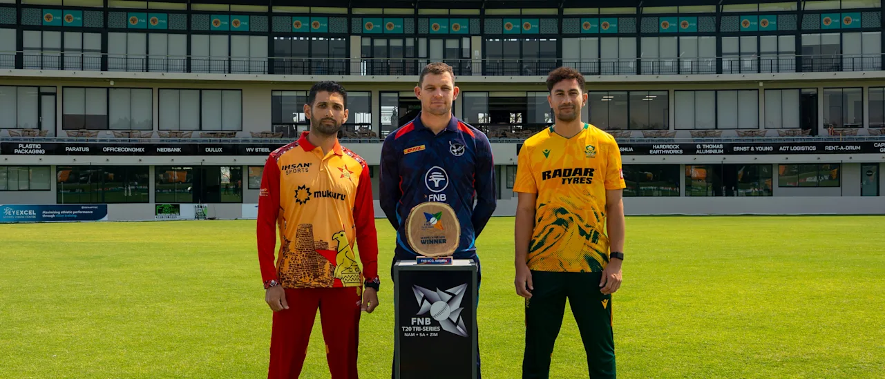 Namibia Tri-Series में नामीबिया, दक्षिण अफ्रीका और जिम्बाब्वे की टीमें