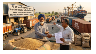 wheat export free किसानों और कारोबारियों को बड़ी राहत: अब वैश्विक बाजार में फिर से पहुंचेगा भारतीय गेहूं और आटा