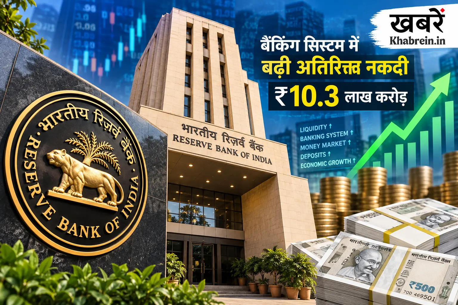 RBI के सामने बैंकिंग सिस्टम में अतिरिक्त नकदी की चुनौती